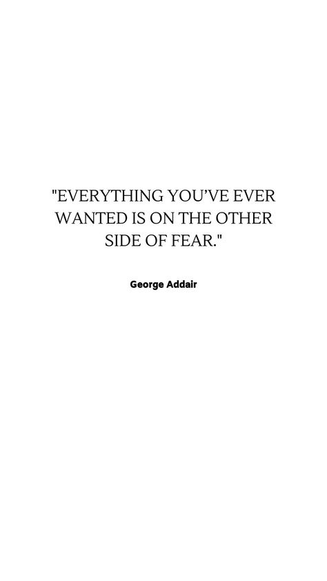 Everything you´ve ever wanted is on the other side of fear. #inspirationalquote #inspiration #quote #motivation #life #fear #dreams Other Side Of Fear, Energy Vibes, Quote Motivation, Inspiration Quote, Best Kept Secret, Quiet Luxury, Queen Quotes, The Other Side, Bags Accessories