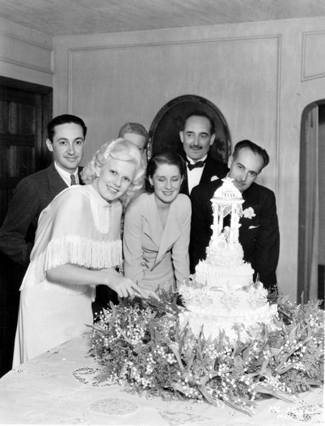 Jean Harlow with Irving Thalberg Norma Shearer her parents & new husband Paul Bern ©2019bjm Marilyn Maxwell, Irving Thalberg, Norma Shearer, Betty Grable, Hedy Lamarr, The Wednesday, Gary Cooper, Bob Hope, Jean Harlow