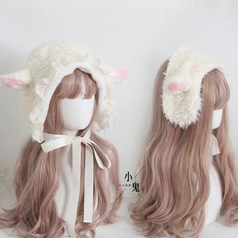 Sheep Ears, Presents For Girlfriend, Ear Cap, Harajuku Women, Women Ski, Japanese Harajuku, Cute Presents, Trapper Hat