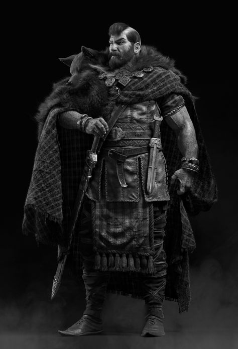 ArtStation - Orlauf the Scottish (or the Viking, i'm not so sure)., Marcel Nilo Even Amundsen, Good Artists, Medium Armor, Scottish Warrior, Viking Armor, Celtic Warriors, Viking Costume, Norse Vikings, Fantasy Setting