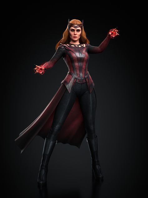 Scarlet Witch Suit Concept Art, Scarlet Witch Concept Art Mom, Scarlet Witch Suit Design, Scarlet Witch Suit, Scarlet Witch Mcu, Scarlet Witch Concept Art, Scarlet Witch Outfit, Scarlet Witch Art, Witch Pose