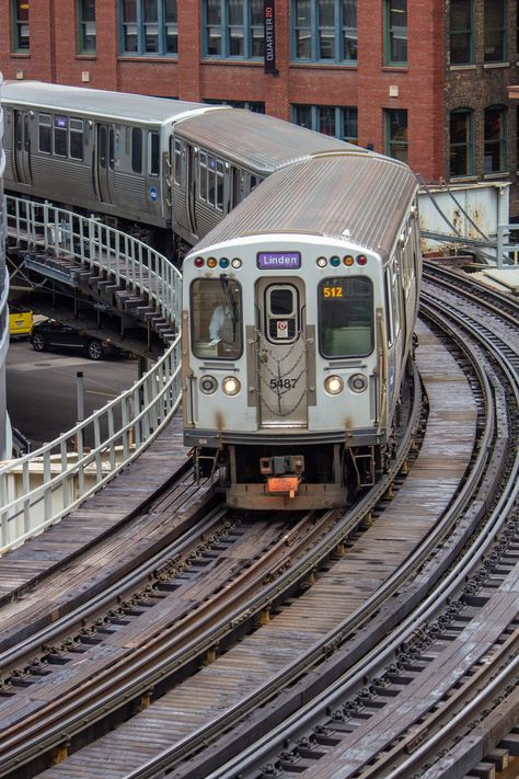 Public Transportation Aesthetic, Train Reference, Chicago L Train, Train New York, Public Transportation Design, Chicago Sights, Travel Transportation, The System, Travel Chicago