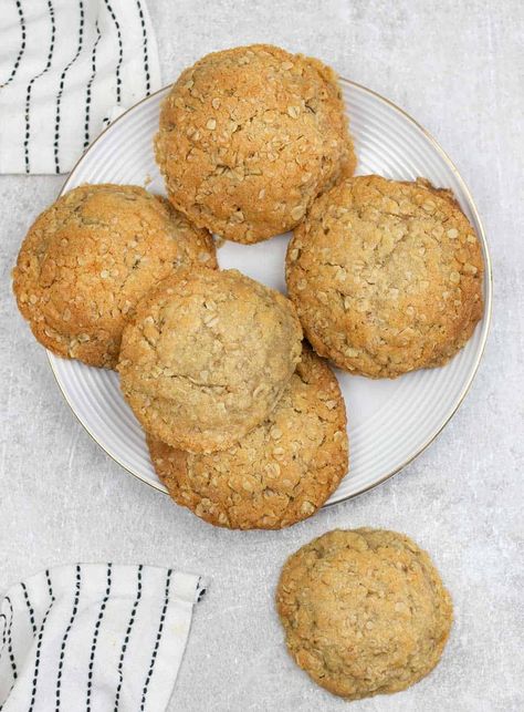 Syrup Cookies, Egg Free Cookies, Caramel Toffee, Ice Cream Cookie Sandwich, Self Rising Flour, Golden Syrup, Caramel Flavoring, Kitchen Stories, Low Fat Recipes