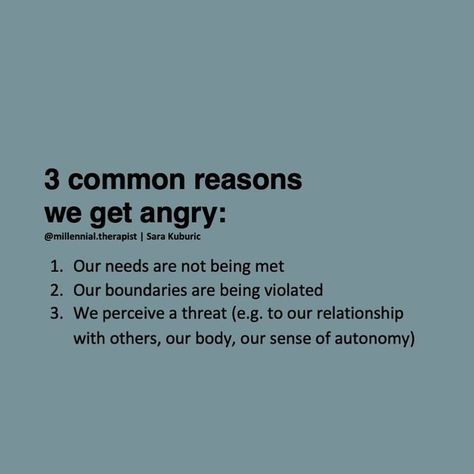 Sara Kuburic on Instagram: "Anger is not a “bad” emotion — it serves a purpose, it communicates. What is your relationship with anger? #anger #feelings #mindset #heal #millennialtherapist #growth" What Is My Anger Telling Me, What Is Anger Telling Me, Anger Aesthetics Photo, Misdirected Anger, What Is Anger, Quotes About Anger, Novel Writing Prompts, Helpful Thoughts, Managing Anger