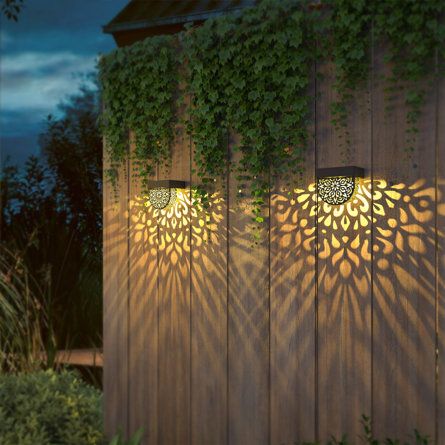 EKQ Black Low Voltage Solar Powered Integrated LED Deck Light | Wayfair Backyard Pathway, Courtyard Terrace, Solar Garden Decor, Solar Step Lights, Solar Fence Lights, Solar Deck Lights, Solar Lantern, Outdoor Lantern, Solar Wall Lights