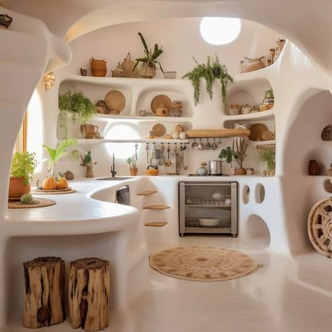 Cob House Interior, Casa Hobbit, Earthship Home, Dome Home, Adobe House, Cob House, Earth Homes, Dream House Decor, House Inspo