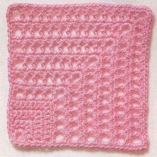 Mitered Crochet Square Pattern. More Great Patterns Like This Crochet Square Pattern, Crochet Kingdom, Easy Beginner Crochet Patterns, Mitered Square, Easy Crochet Projects, Crochet Goodies, Crochet Square Patterns, Square Crochet, Granny Squares Pattern