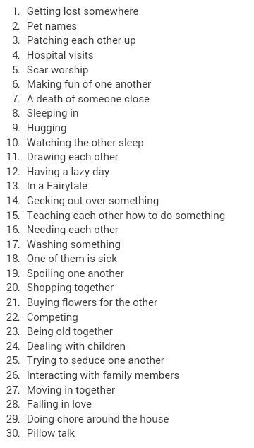 A 30 day writing OTP challenge. Cause it's cute! Imagine Ideas Writing Prompts, 30 Days Writing Challenge Fiction, 30 Day Flash Fiction Challenge, 30 Day Writing Prompts Fiction, 30 Day Writing Prompts, Otp Drawing Challenge, Oc Writing Challenge, 30 Day Writing Challenge Fiction, Cute Writing Prompts Otp