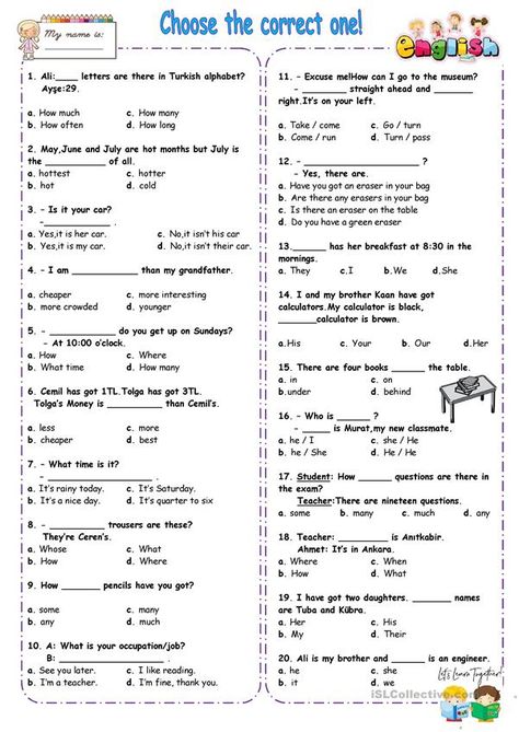 Multiple Choice Questions, Multiple Choice Test, English Grammar Test, English Quiz, Some Sentences, English Language Learning Grammar, English Test, English Learning Spoken, Teaching English Grammar