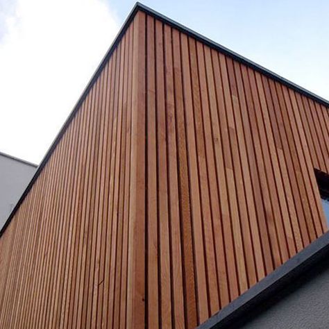 Enhance the contemporary aesthetic of your property with our range of composite slatted cladding, ideal for both commercial and domestic applications. Wooden Wall Cladding, Wood Cladding Exterior, External Wall Cladding, Wooden Cladding, Composite Cladding, Exterior Wall Cladding, Cedar Cladding, External Cladding, Wooden Facade