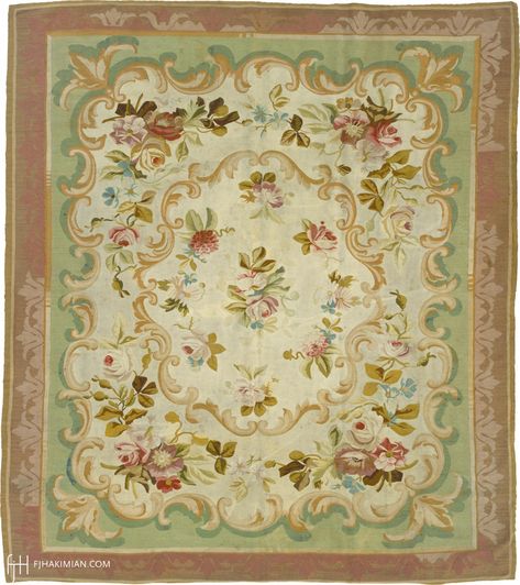 French Carpet, Classic Bedroom Decor, Aubusson Rugs, Modern Western, Custom Carpet, Acanthus Leaf, Unique Antiques, Vintage Wall Decor, Tapestry Weaving