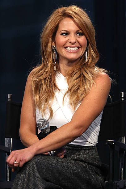 Candace Cameron Bure attends the AOL Build Speakers Series to discuss 'Fuller House' at AOL Studios In New York on February 25, 2016 in New York City. Candace Cameron Bure Hairstyles, Candice Cameron Bure, Andrea Barber, Candance Cameron, Candice Cameron, Cameron Hair, Dj Tanner, Jodie Sweetin, Light Blonde Highlights