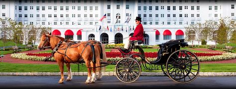 The Greenbrier - About The Greenbrier The Greenbrier Resort, Greenbrier Resort, The Greenbrier, Dreamy Places, Southern Travel, Sulphur Springs, Horse Carriage, Classic Architecture, Anniversary Trips