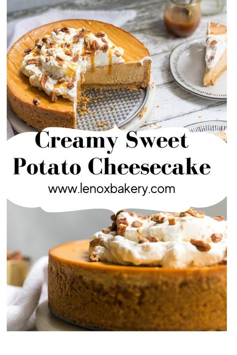 Sweet Potato Maple Cheesecake, Baked Sweet Potato Dessert, Sweet Potato Pie Cheesecake Recipe, Sweet Potato Swirl Cheesecake, Sweet Potatoes Cheesecake, Sweet Potato Cheesecake Recipes, Sweet Potato Pie Cheesecake Swirl, Sweet Potato Cheesecake Cupcakes, Sweet Potato Cake Southern