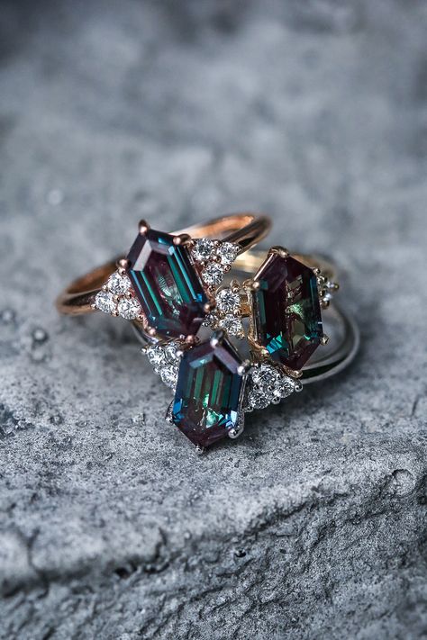 Inexpensive Jewelry, Staghead Designs, Cute Engagement Rings, Black Wedding Rings, Alexandrite Engagement Ring, Dream Engagement Rings, Ring With Diamond, Alternative Engagement Rings, Engagement Ring Cuts