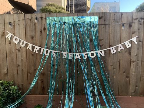 Astrology Themed Party Decoration, Zodiac Theme Party Decoration, Aquarius Birthday Party Theme, Zodiac Birthday Party Ideas, Astrology Themed Birthday Party, Aquarius Party Theme, Small Astrology Tattoos, Aquarius Birthday Party, Zodiac Theme Party