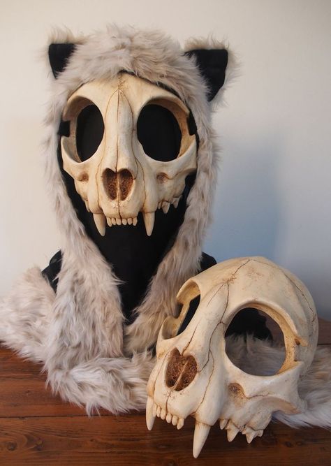 Cat Skull Mask, Skull Masks, Mask Painting, Animal Skull, Cat Skull, Skull Mask, Cool Masks, Cat Mask, Gothic Steampunk