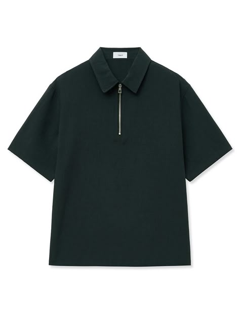 This is a comfortable and modern top that is made out of high quality polyseter 100% fabric. With design detail of semi oversized silhouette and half zip up on the neckline, it gives a trendy and refined look.- Semi oversized silhouette- String and stopper on the hem- Half zipper on the neckline Mens Button Up Shirts, Zip Up Shirt, Half Zip Shirt, Muslimah Photography, Grafic Tees, African Dresses Men, Zipper Shirt, Classy Outfits Men, Modern Tops