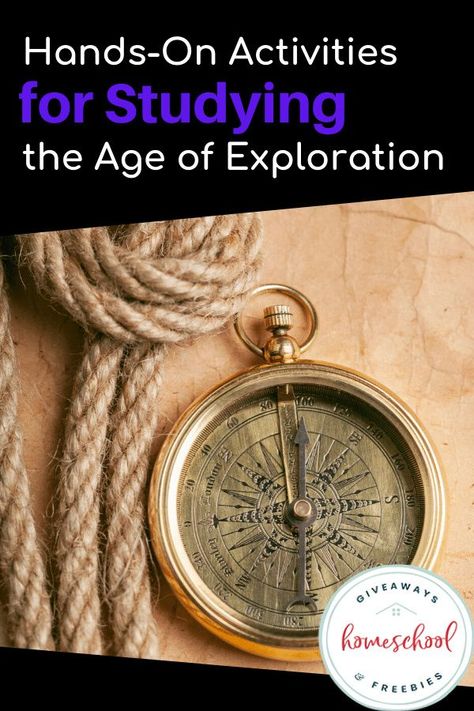 Hands-On Activities for Studying the Age of Exploration. #handsonhistory #ageofexploration #handsonlearning European Explorers 3rd Grade, Age Of Exploration Activities, European Explorers Activities, Early Explorers Activities, Classroom Camping, Middle Ages History, Age Of Exploration, Exploration Art, Early Explorers