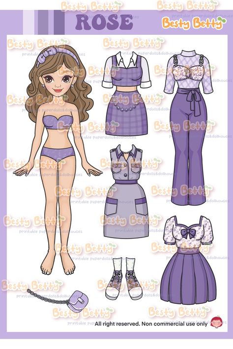 Paperdolls Printable Free Doll Clothes, Paper Dolls Printable Templates Cut Outs, Paper Doll Dress Up, Paper Barbie Doll, How To Make Paper Dolls, Cute Paper Dolls Printable, Paper Doll Clothes Printable, Lol Paper Dolls Printable Free, Paper Doll Outfits