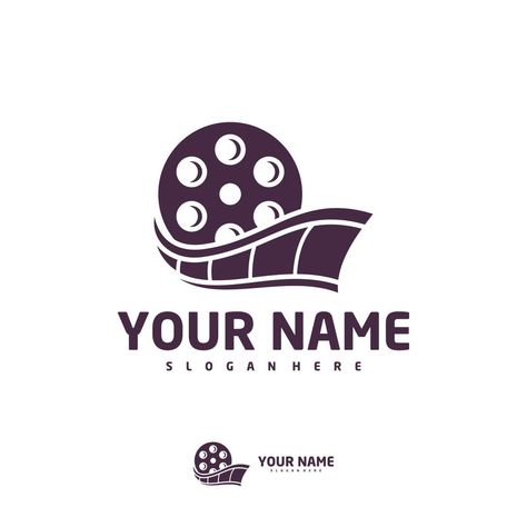 Cinema Logo Design, Film Production Logo, Film Festival Logo, Cinema Logo, Theatre Logo, Movie Logo, Film Logo, Film Icon, The Cinema