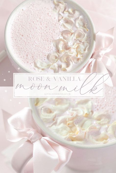 Relaxing Herbs, Moon Milk Recipe, Moon Milk, Milk Tea Recipes, Fancy Drinks, Christmas Home Decor, Milk Recipes, Warm Milk, Tea Recipes