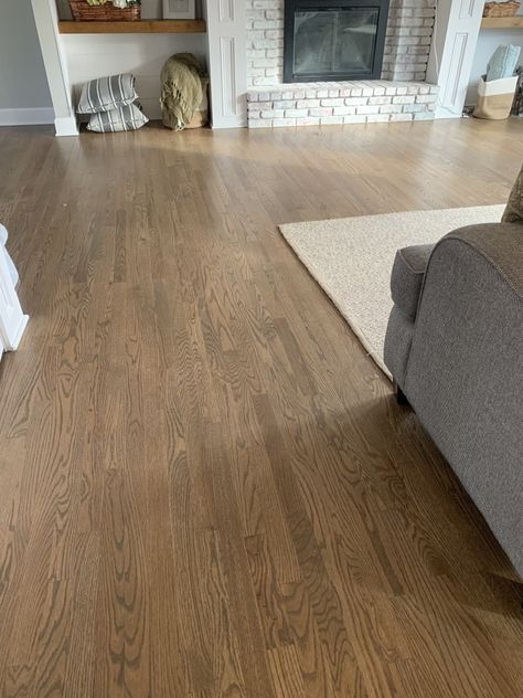 Paint and Floor Stain for Remodel » Growing Up Kemper Duraseal Stain, Hardwood Floor Stain Colors, Oak Floor Stains, Varathane Wood Stain, Staining Wood Floors, Floor Stain Colors, Wood Floor Stain Colors, Wood Floor Colors, Hardwood Floor Colors