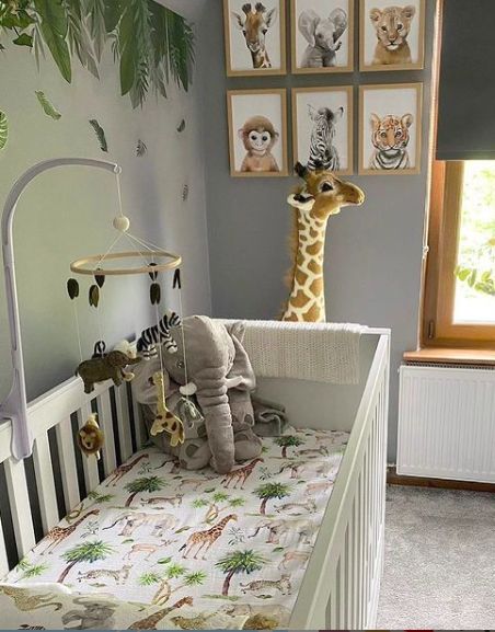 10 Essential Jungle Nursery Items. Create The Perfect Look. Safari Baby Room, Safari Room, Nursery Items, Baby Nursery Inspiration, Safari Theme Nursery, Baby Boy Bedroom, Backyard House, Baby Room Themes, Baby Nursery Themes