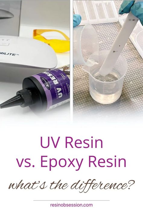 What's the Difference Between UV Resin and Epoxy Resin? - Resin Obsession Resin And Wood Diy, Orthodontic Appliances, Amazing Resin, Metal Jewelry Making, Resin Crafts Tutorial, Diy Resin Projects, Resin Supplies, Resin Jewelry Making, Epoxy Resin Crafts