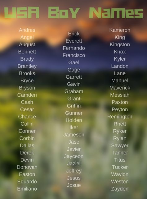 American Boy Names, Country Baby Names, Southern Baby Names, List Of Names, Names Boy, Unique Baby Boy Names, Baby Name List, American Baby