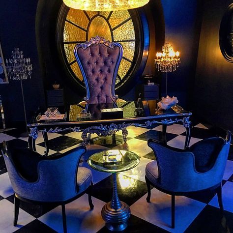 Burton J Dodge (@my1922iswhat) on Instagram: “Penguins office# the iceberg lounge# set dressing# color# mood” Iceberg Lounge, Lounge Aesthetic, Client Review, Modern Baroque, Gotham Villains, Baroque Furniture, Color Mood, Set Dressing, Big Chair