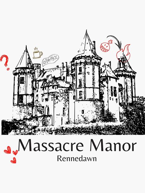 "Massacre Manor doodle  assistant to the villain" Sticker for Sale by Binatoes Apprentice To The Villain Fanart, Apprentice To The Villain, Assistant To The Villain Fanart, Assistant To The Villain, Villian Art, Villain Vibes, Book Board, Personal Assistant, Book Talk