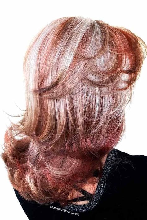 Grey Hair With Red Highlights, Red Hair With Silver Highlights, Balayage Auburn, Auburn Hair With Highlights, Auburn Hair Color, Dark Auburn Hair, Auburn Balayage, Reddish Brown Hair, Light Auburn