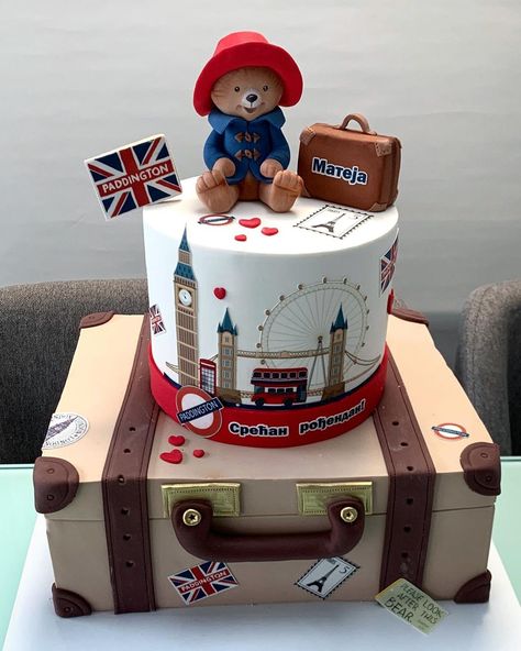 Instagram post by Dragana Mijailović • Mar 27, 2022 at 8:29am UTC Paddington Party Ideas, Paddington Bear Baby Shower Ideas, Paddington Themed Birthday Party, Paddington 1st Birthday, Paddington Bear 1st Birthday Party, Paddington Bear Cakes, Paddington Birthday Party, Birthday Cake Paddington, Bear Cake Ideas