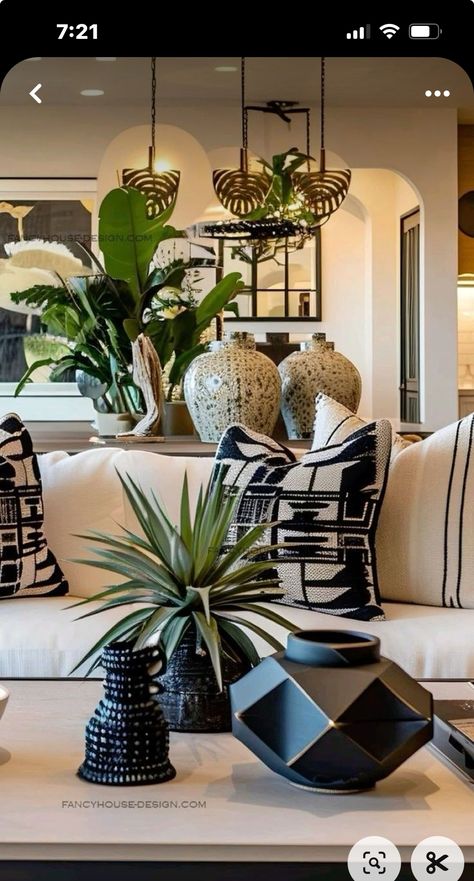 Rural Living, African Home Decor, African Decor, Farmhouse Interior, Apartment Decor Inspiration, Farmhouse Charm, Beautiful Living Rooms, Decor Home Living Room, Living Room Decor Apartment