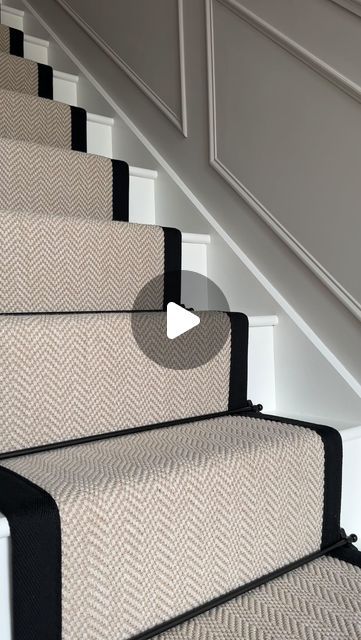 Floor Street | would you have a stair runner with or without stair rods? this is a hard choice 🤭

sale ends soon… shop the half price summer sale... | Instagram Stair Rods Carpet Runner, Stair Runner With Rods, Stair Runners Ideas, Stair Tread Ideas, Runner On Stairs, Hallway Stairs And Landing, Stairs Runner, Stairs Landing, Stairs Design Interior