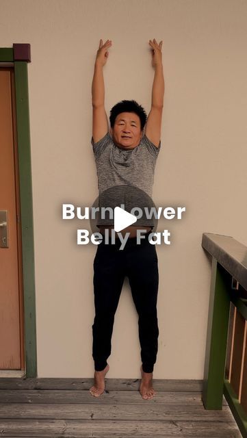 4.4M views · 233K likes | Calligraphy Health Master Yang on Instagram: "​If you struggle with excessive fat accumulation in the area below your navel, try this simple exercise.  INSTRUCTIONS Stand by the wall and lift your arms up with your palms facing the wall. Inhale as you lift your heels, then maintain this position for 5–10 seconds, holding your breath. Exhale as you lower your heels. When lifting your heels, try to lengthen your body, reaching high with your fingers, and lifting up your belly along with the internal organs inside your abdomen. Feel the opening and extending sensation in your torso. Release and lower your heels with exhalation. Repeat this set 10 times and perform it 2–3 times a day.  TIPS – Touch the wall with your back if possible. – If holding your breath is chall Get Ups Exercise, Wall Work Outs, Standing Lower Ab Workout Belly Pooch, Wall Exercises For Stomach, Wall Fitness, Back Fat Exercises, Whole Body Exercise, Wall Exercise, 2024 Health