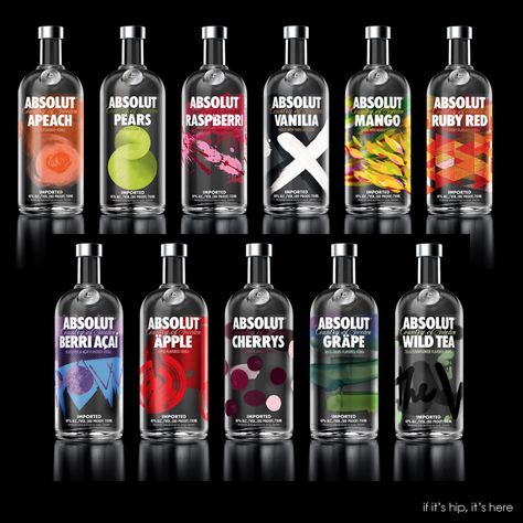 Vodka Bottle Design, Absolut Mango, Absolut Citron, Pretty Alcoholic Drinks, Alcohol Aesthetic, Absolut Vodka, Alcohol Bottles, Mixed Drinks Recipes, Flavored Vodka