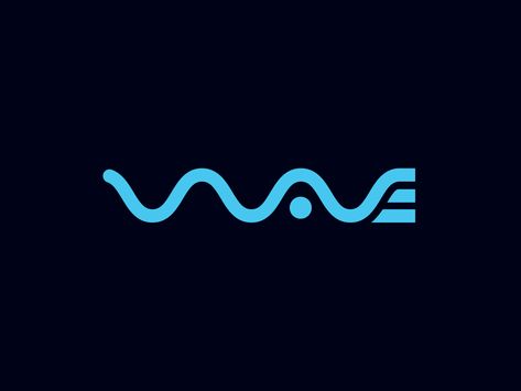 Apple Store Design, Simple Logos, Wave Logo, Water Logo, Waves Logo, Minimalist Business Logo, Neon Logo, Surf School, Identity Design Logo