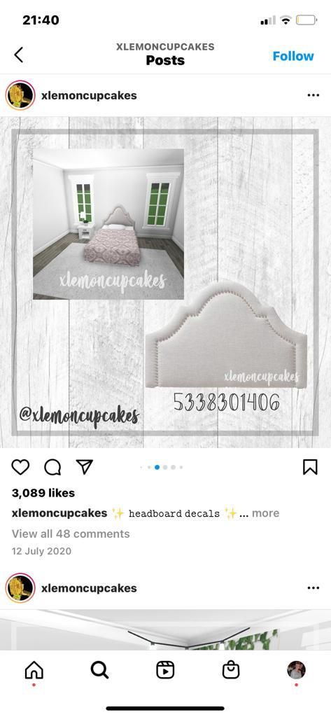 Not mine Bloxburg Bed Frame Decals, Bed Frame Decals Bloxburg Codes, Bed Boards, Bloxburg Decals, Bloxburg Decal Codes, Bed Frame, Dream House, Bed