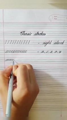 Basic Strokes For Cursive Writing, Cursive Strokes, Practice Cursive Handwriting, Writing Strokes, Practice Cursive, Cursive Writing Practice Sheets, Cursive Handwriting Worksheets, Writing Practice Sheets, Cursive Handwriting Practice