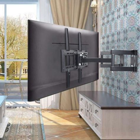 Heavy Duty Corner TV Mount Dual Swivel Articulating Arms Wall Hung Bracket 32-65 7427140149469 | eBay Tv Wall Mount Corner, Wall Mounted Tv Corner, Corner Tv Mounting Ideas, Mounting Tv On Wall, Corner Mounted Tv Living Room, Corner Tv Mount, Swivel Tv Wall Mount, Tv Holder, Tv Wall Mount Bracket