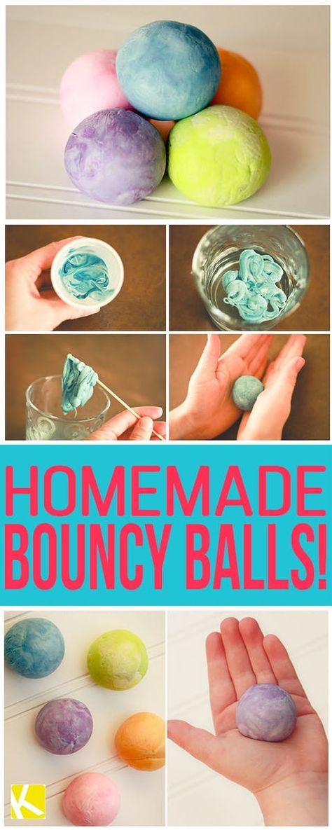 Homemade Bouncy Balls, School Age Activities, Science Week, Science Camp, Summer Science, Science Experiments For Preschoolers, Science Crafts, Science Party, Bouncy Ball