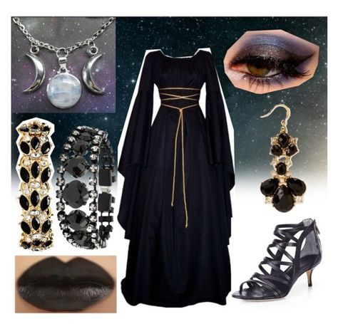 "Nyx, goddess of the night" by shafog ❤ liked on Polyvore featuring Rachel Roy, Forever 21, Helene Zubeldia and Ann Taylor Goddess Of The Night Costume, Nyx Goddess Halloween Costume, Nyx Goddess Dress, Goddess Of Night Costume, Nyx Goddess Inspired Outfits, Nyx Goddess Aesthetic Outfit, Greek Goddess Nyx Costume, Night Goddess Costume, Nyx Goddess Outfit