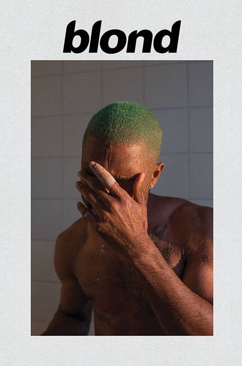 Frank Ocean Spotify Cover, Frank Ocean Poster Vintage, Album Cover Posters On Wall, Blond Frank Ocean Poster, Blond Poster Frank Ocean, Artist Posters Music, Music Artists Posters, Tela Aesthetic, Frank Ocean Album Cover