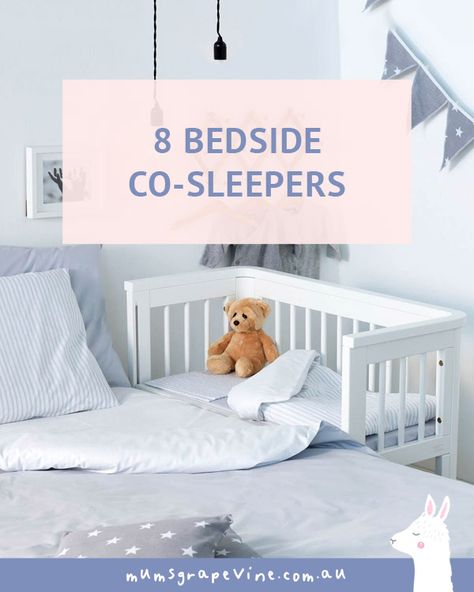 8 best co-sleeper bassinets for 2020 | Mum's Grapevine Baby Cosleeping Bed, Baby Bed Ideas Newborns, Cosleeper Crib, Bedside Crib Co Sleeper, Bedside Bassinet Co Sleeper, Cosleeping Bedroom, Co Sleeper Bed, Bedside Co Sleeper, Co Sleeper Bassinet