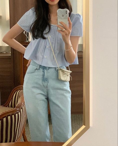 Modest Girly Outfits, Holy Girl, Casual College Outfits, Korean Casual Outfits, Everyday Fashion Outfits, Casual Day Outfits, Easy Trendy Outfits, Girl Fits, 가을 패션