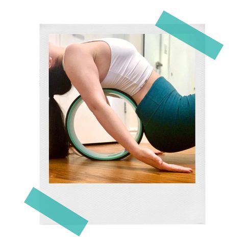 Chirp Wheel Review: A Foam Roller Alternative Offering Spinal Relief Chirp Wheel, Heated Neck Wrap, Sore Shoulder, Trigger Point Massage, Susan Smith, Yoga Wheel, Foam Rollers, Upper Back Pain, School Communication