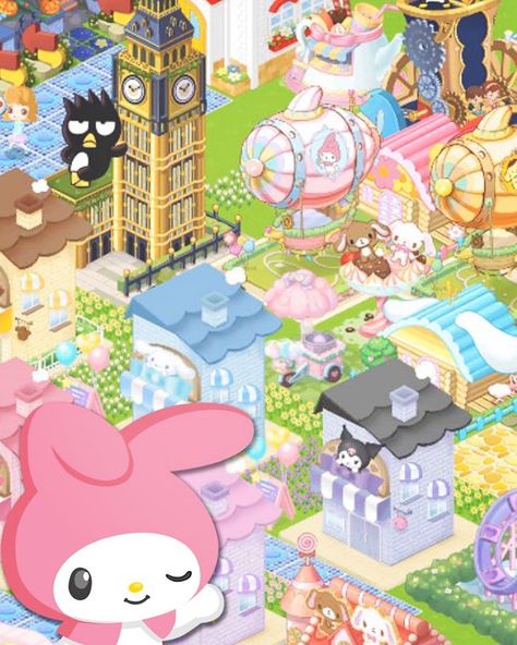 #HelloKitty World 2 game app Hello Kitty World, Badtz Maru, Apple Store, Game App, Theme Park, Princess Peach, The Good, Favorite Character, Minnie Mouse