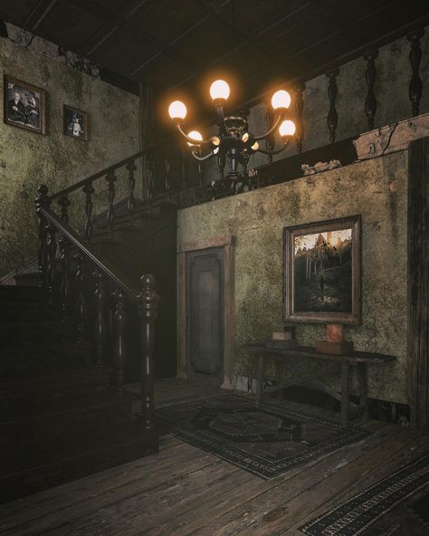 Resident Evil Save Room, Resident Evil Atmosphere, Resident Evil 1 Aesthetic, Resident Evil 7 Aesthetic, Resident Evil Scenery, Resident Evil Core, Resident Evil Mansion, Resident Evil Background, Wix Inspiration